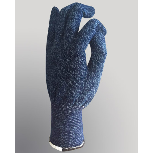 Luva de segurança tricotada  em lã acrílica, poliéster e elastano, com interior felpado